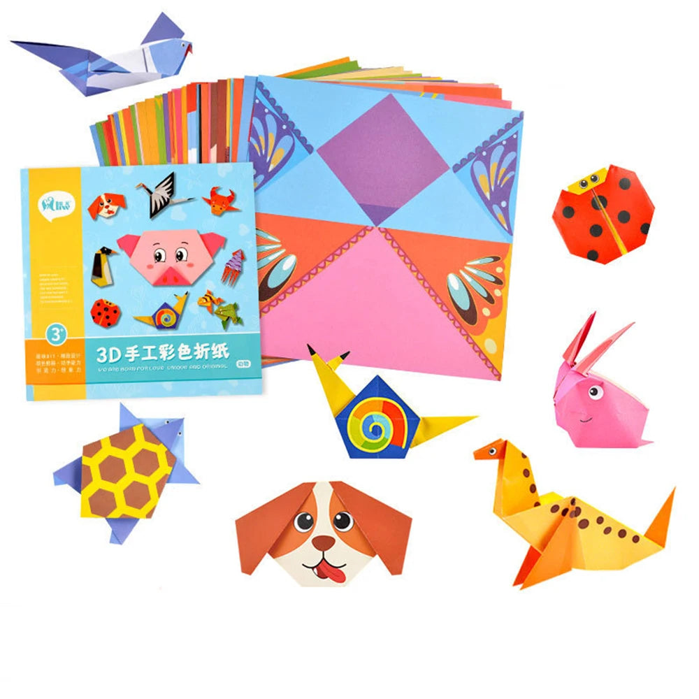 Montessori 3D Animal Origami Craft Kit