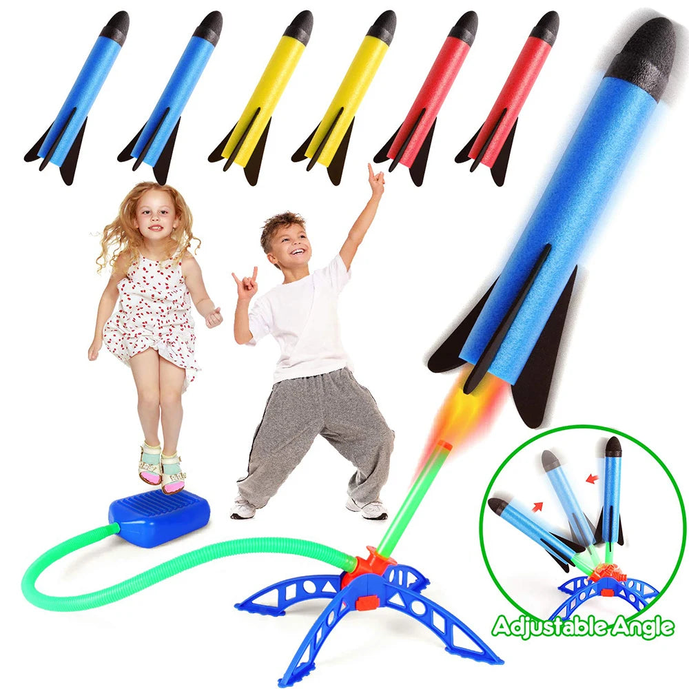 Foot Pump Air Rocket Launcher