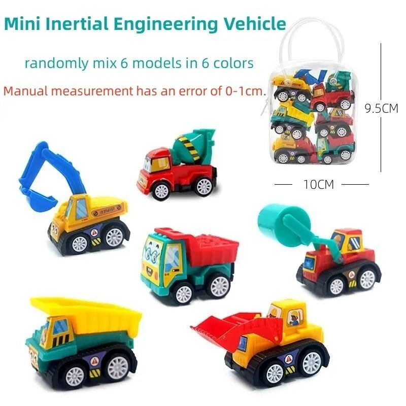 Mini Pull Back Engineering Cars